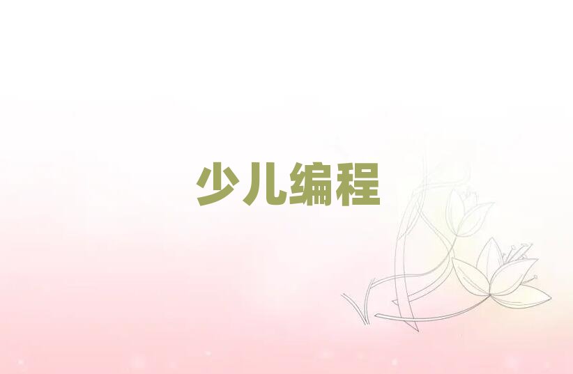 唐山開平區(qū)少兒編程培訓學校