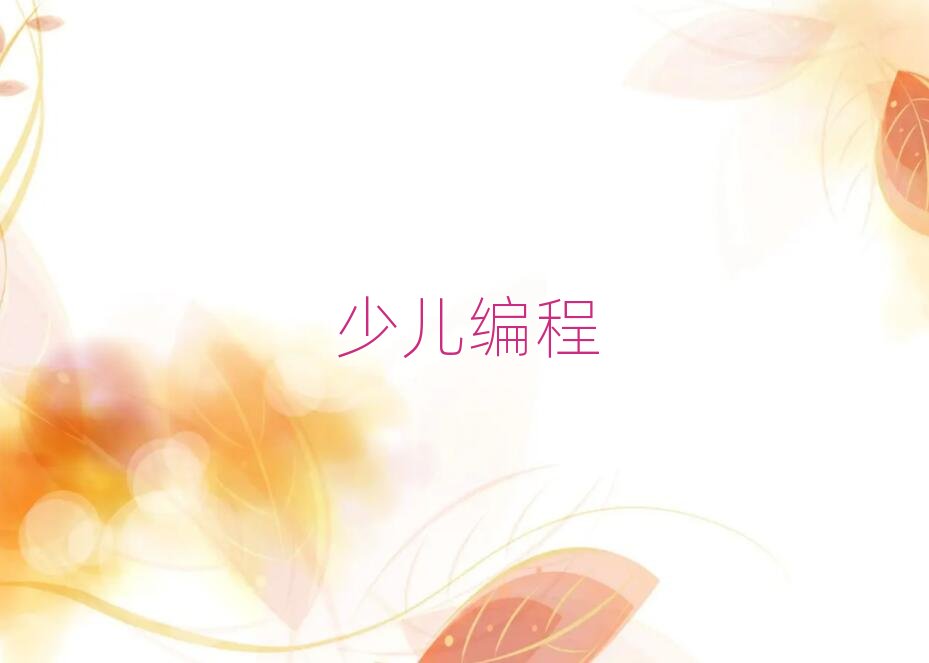 2019上海那里有可以培訓少兒編程