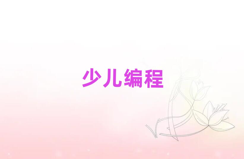 2019年娃娃編程培訓大連
