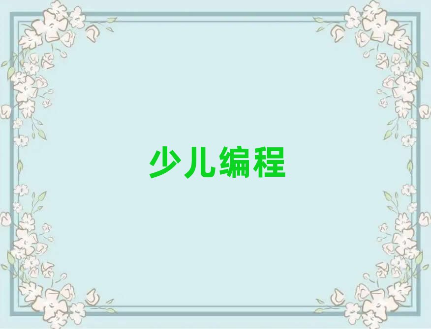 上海兒童編程培訓(xùn)學(xué)校