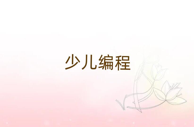 柳州少兒編程培訓學校