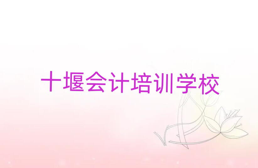 2024年十堰會計培訓學校哪家強推薦一覽
