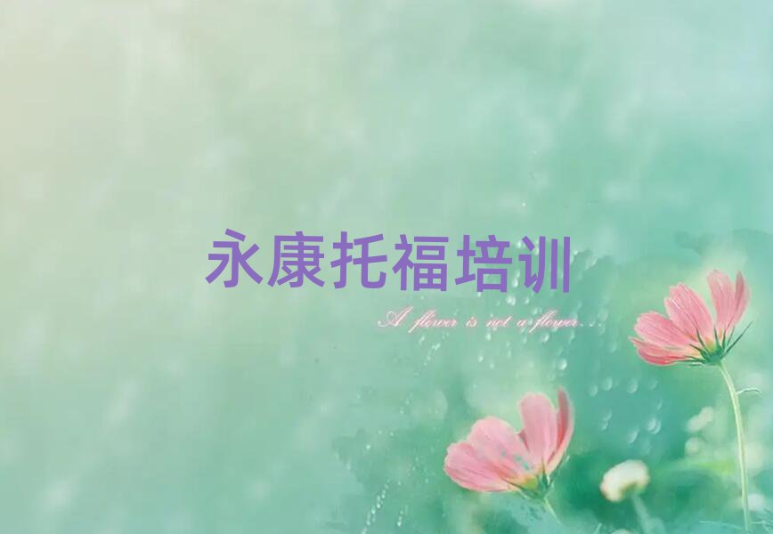永康學托福報什么班排名前十