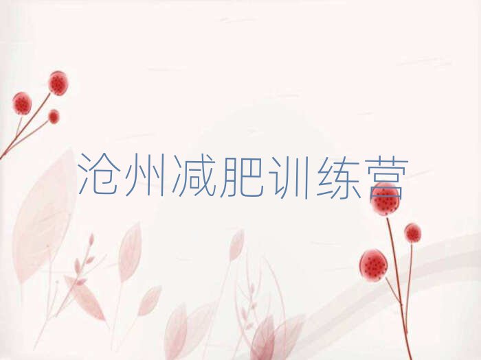 2025年滄州減肥訓(xùn)練營哪家好排名
