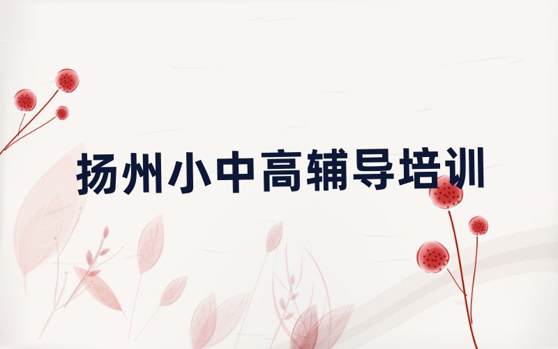 揚州到哪里學初中英語好精選名單推薦