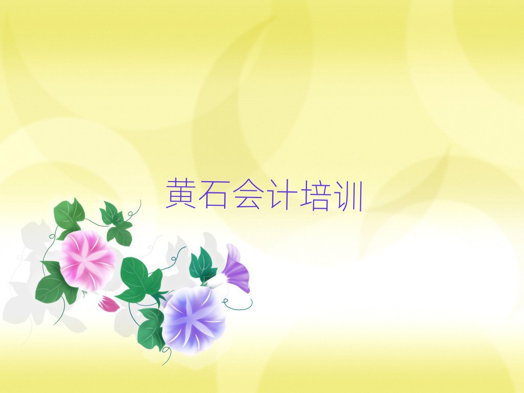 黃石鐵山區會計培訓的課程都有哪些實力排名名單