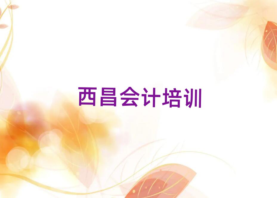 西昌會計培訓營口碑排行榜推薦